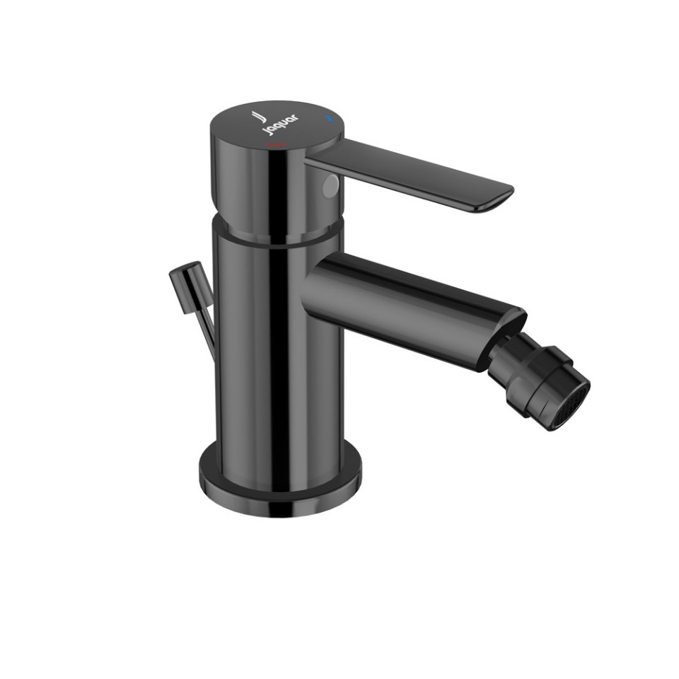 Single Lever 1-Hole Bidet Mixer with Popup Waste System